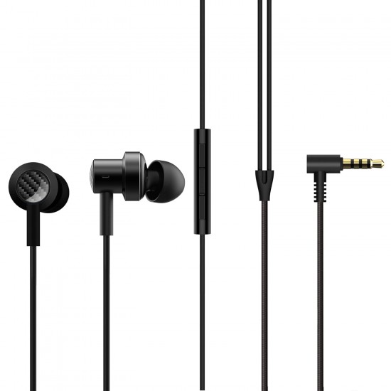 XIAOMI Dual Driver Dynamic Bass in-Ear Wired Earphones - (Black)