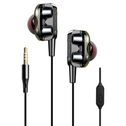 ZEBRONICS Zeb-Magic Wired in Ear Earphone with Mic (Black)