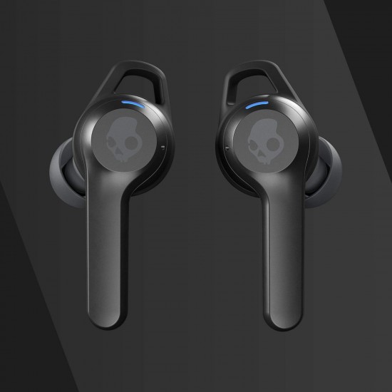 Skullcandy Indy Evo Truly Wireless Bluetooth in Ear Earbuds with Mic (Black)