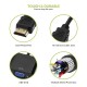 Tizum HDMI to VGA Gold Plated High-Speed 1080P Adapter/Connector/Converter Cable (Male to Female) for Media Players