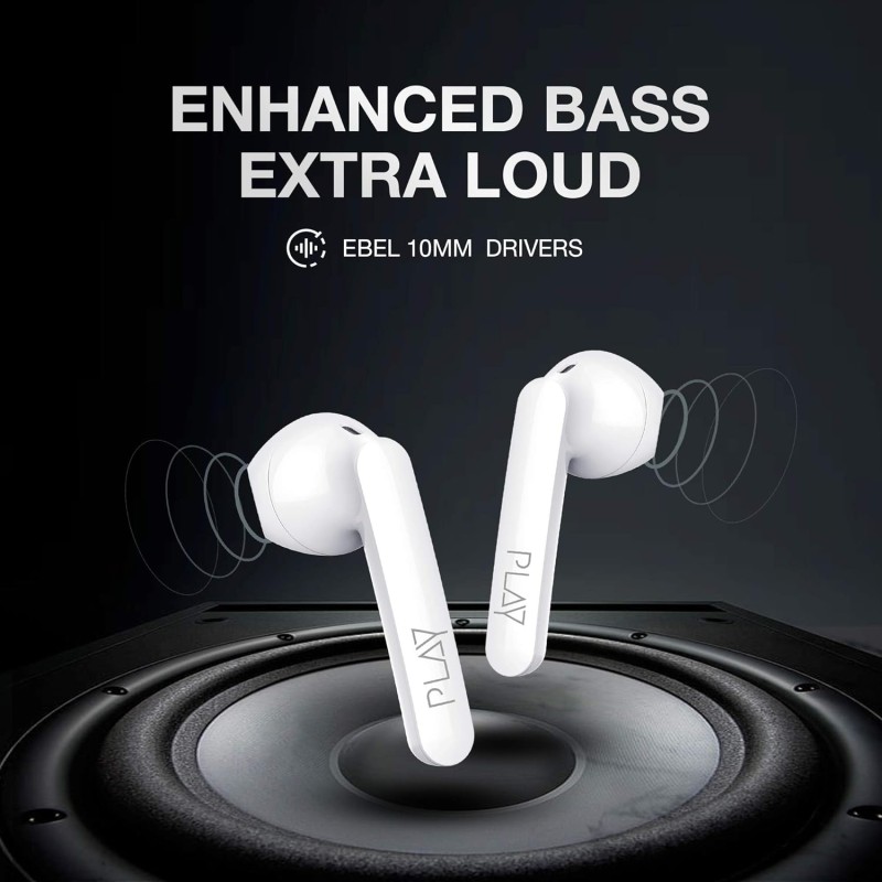 World of Play PLAYGO T44 Ultralight Wireless Earbuds - (White) World of Play PLAYGO T44 Ultralight Wireless Earbuds - (White)