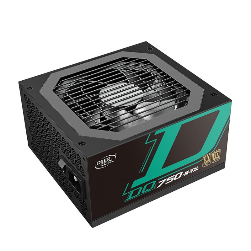Deepcool DQ750-M V2L, 750 Watt, 80 Plus Gold Full Modular Power Supply/PSU for Gaming PC (Black)- DP-GD-DQ750-M-V2L Deepcool DQ750-M V2L, 750 Watt, 80 Plus Gold Full Modular Power Supply/PSU for Gaming PC (Black)- DP-GD-DQ750-M-V2L