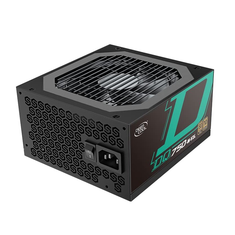 Deepcool DQ750-M V2L, 750 Watt, 80 Plus Gold Full Modular Power Supply/PSU for Gaming PC (Black)- DP-GD-DQ750-M-V2L Deepcool DQ750-M V2L, 750 Watt, 80 Plus Gold Full Modular Power Supply/PSU for Gaming PC (Black)- DP-GD-DQ750-M-V2L