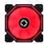 CHIPTRONEX H100R Red LED Fan (120mm) Computer Cabinet/Case Fan 4 pin Connector (H100R)