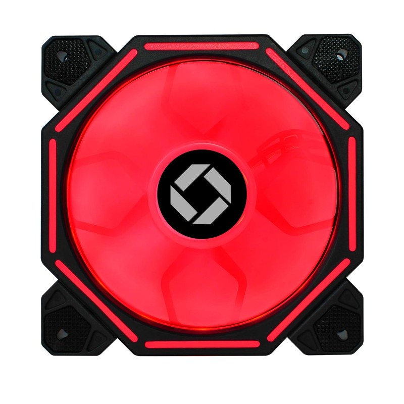 CHIPTRONEX H100R Red LED Fan (120mm) Computer Cabinet/Case Fan 4 pin Connector (H100R) CHIPTRONEX H100R Red LED Fan (120mm) Computer Cabinet/Case Fan 4 pin Connector (H100R)