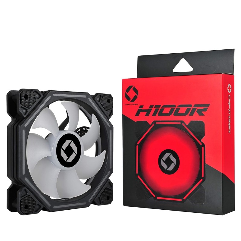 CHIPTRONEX H100R Red LED Fan (120mm) Computer Cabinet/Case Fan 4 pin Connector (H100R) CHIPTRONEX H100R Red LED Fan (120mm) Computer Cabinet/Case Fan 4 pin Connector (H100R)