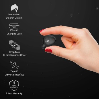 truke Fit Pro Bluetooth Truly Wireless in Ear Earbuds with Mic (Carbon Black) truke Fit Pro Bluetooth Truly Wireless in Ear Earbuds with Mic (Carbon Black)