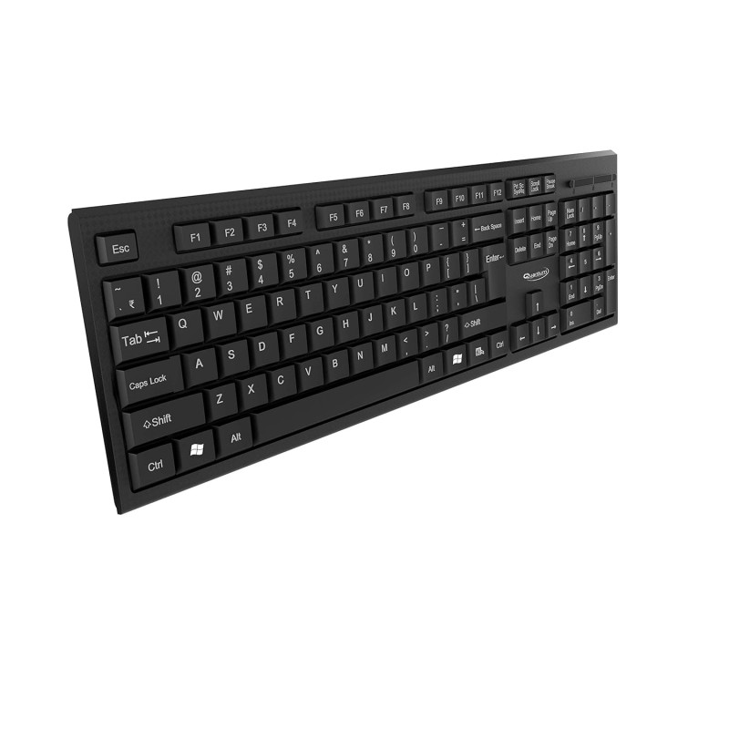 Quantum QHM-7406 Full-Sized Keyboard - (Black) Quantum QHM-7406 Full-Sized Keyboard - (Black)