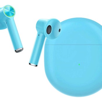 Oneplus Buds Bluetooth Truly Wireless in Ear Earbuds with mic (Nord Blue)