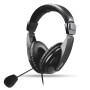 LAPCARE LWS-040 Wired Over Ear Headphone with Mic (Black)