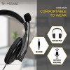 LAPCARE LWS-040 Wired Over Ear Headphone with Mic (Black) LAPCARE LWS-040 Wired Over Ear Headphone with Mic (Black)