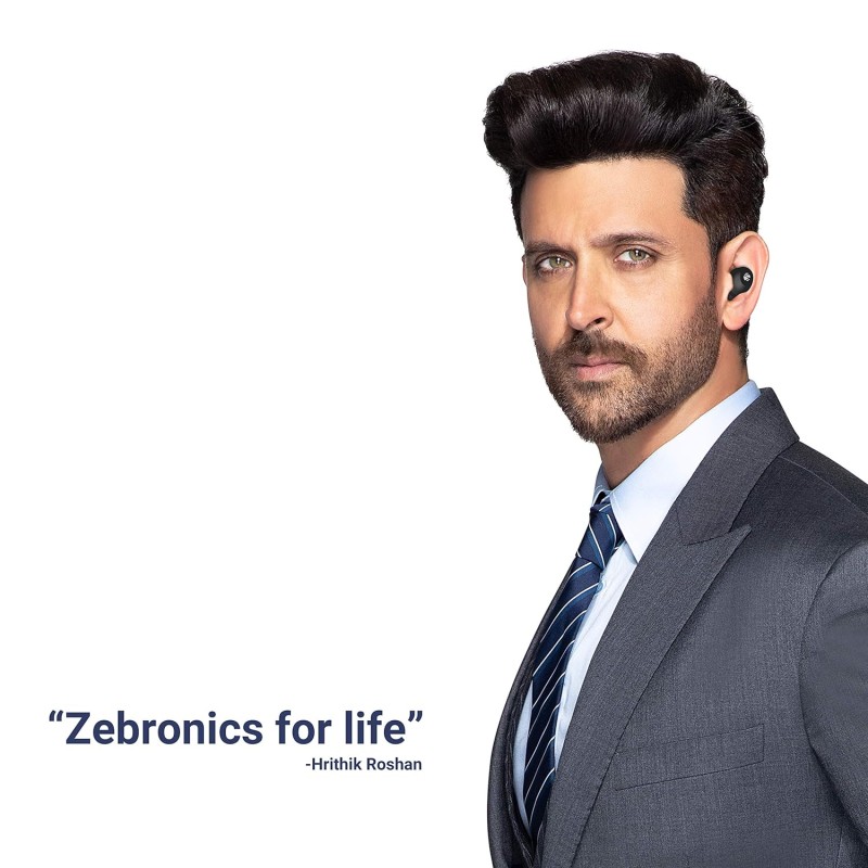 ZEBRONICS, Zeb- Sound Bomb S1 Wireless Earbuds Comes - (Black+Blue) ZEBRONICS, Zeb- Sound Bomb S1 Wireless Earbuds Comes - (Black+Blue)