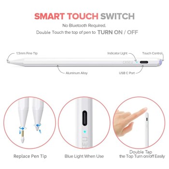 CASE U Stylus Pen for iPad with Plam Rejection & Tilt Sensor CASE U Stylus Pen for iPad with Plam Rejection & Tilt Sensor