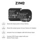 ZINQ Mini UPS for 12V Routers, High Power Fiber Routers, Broadband Modems (Black)