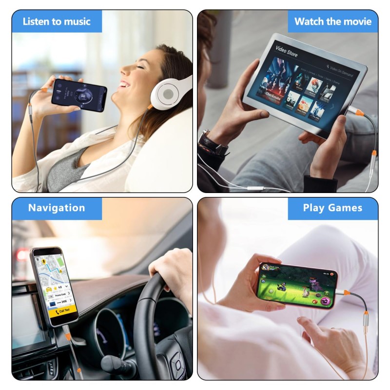 Kinsound USB Type C to 3.5 mm Audio Jack Connector with DAC Kinsound USB Type C to 3.5 mm Audio Jack Connector with DAC