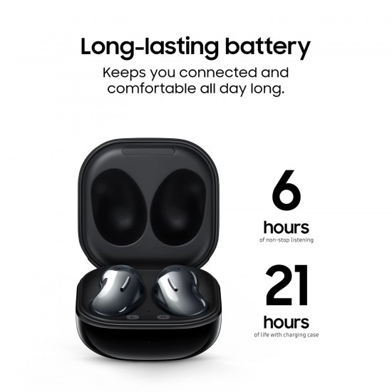 Samsung Galaxy Buds Live Bluetooth Truly Wireless in Ear Earbuds with Mic, Upto 21 Hours Playtime, Mystic Black