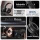 Boult Audio Bass Buds Q2 Lightweight Stereo Wired Over Ear Headphones Set with Mic with Deep Bass