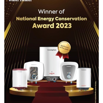 Crompton Arno Neo 25-L 5 Star Rated Storage Water Heater (Geyser) with Advanced 3 Level Safety (White) National Energy Conservation Award Winner 2023 Crompton Arno Neo 25-L 5 Star Rated Storage Water Heater (Geyser) with Advanced 3 Level Safety (White) National Energy Conservation Award Winner 2023