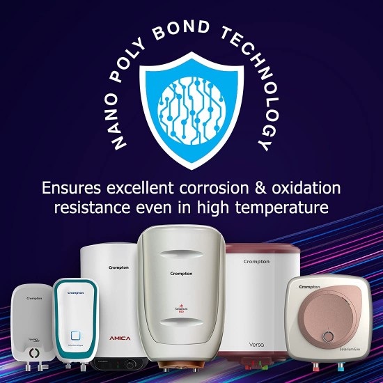 Crompton Arno Neo 25-L 5 Star Rated Storage Water Heater (Geyser) with Advanced 3 Level Safety (White) National Energy Conservation Award Winner 2023