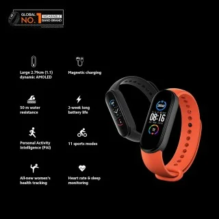 MI Smart Band 5- India's Fitness Band, cm) AMOLED