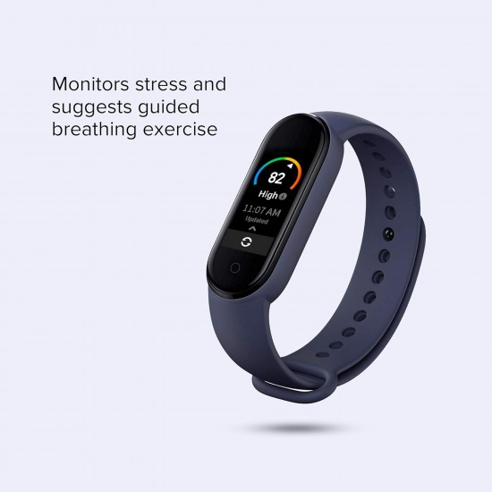 MI Smart Band 5- India's No. 1 Fitness Band, 1.1" (2.8 cm) AMOLED Color Display, 2 Weeks Battery Life