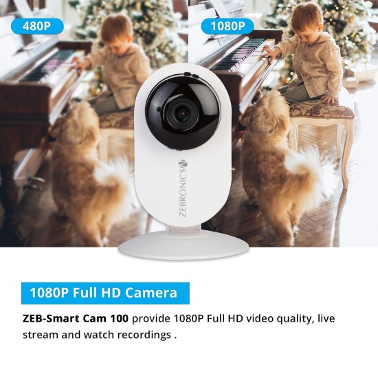 Zebronics Zeb Smart Cam 100 Smart Home Automation WiFi Camera