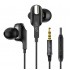 PTron Boom Lite Wired in Ear Earphones with Mic (Black)