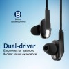 PTron Boom Lite Wired in Ear Earphones with Mic (Black) PTron Boom Lite Wired in Ear Earphones with Mic (Black)