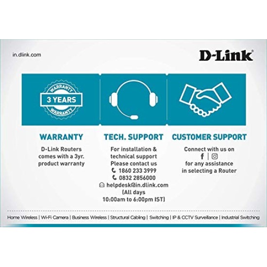 D-Link DIR-2680 WiFi Router Dual Band Wireless Internet Network for Home, MU-MIMO, Smart Security & Parental Control, Powered by Intel