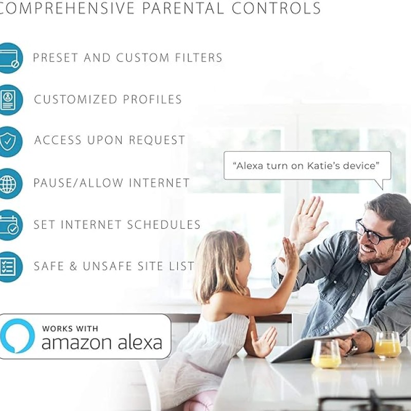 D-Link DIR-2680 WiFi Router Dual Band Wireless Internet Network for Home, MU-MIMO, Smart Security & Parental Control, Powered by Intel