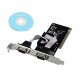 BigPlayer PCI Serial Card (9 Pin), Black