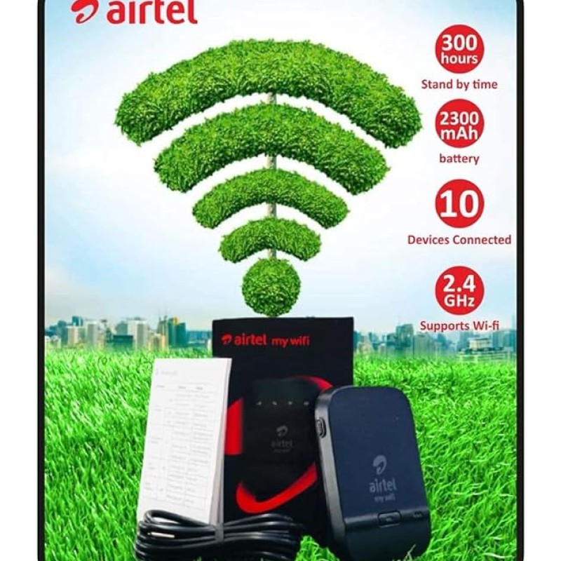 Airtel Xstream Wi-Fi Digitaltv Amf-311 Ww 150 Mbps Single_Band Data Card (Black)