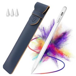 Tukzer Active Stylus Pen iPad Pencil | Palm Rejection, Tilt Sensor, High Precision White