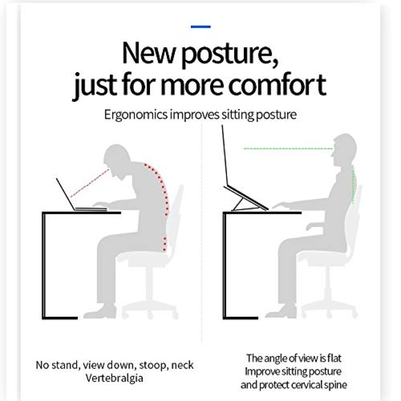 Dyazo 6 Angles Adjustable Aluminum Ergonomic Foldable Portable Tabletop Laptop Dyazo 6 Angles Adjustable Aluminum Ergonomic Foldable Portable Tabletop Laptop