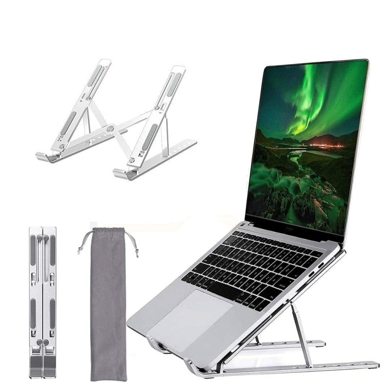 Dyazo 6 Angles Adjustable Aluminum Ergonomic Foldable Portable Tabletop Laptop Dyazo 6 Angles Adjustable Aluminum Ergonomic Foldable Portable Tabletop Laptop