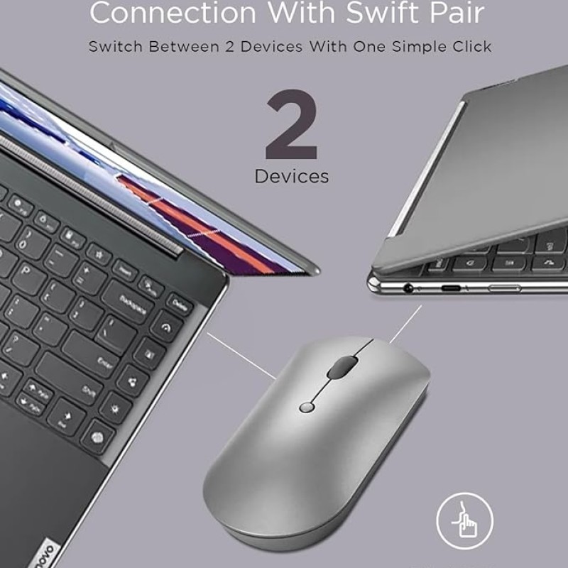 Lenovo 600 Bluetooth 5.0 Silent Mouse