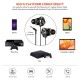 AirSound A200 Pro Dual Driver Gaming Earphone with Dual Mic & 3D Stereo Sound for Android, Tablets, PC, Laptop