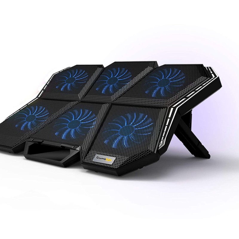 Cosmic Byte Meteoroid Laptop Cooling Pad with 6 Fan upto 17 inch laptops (Black/Blue) Cosmic Byte Meteoroid Laptop Cooling Pad with 6 Fan upto 17 inch laptops (Black/Blue)
