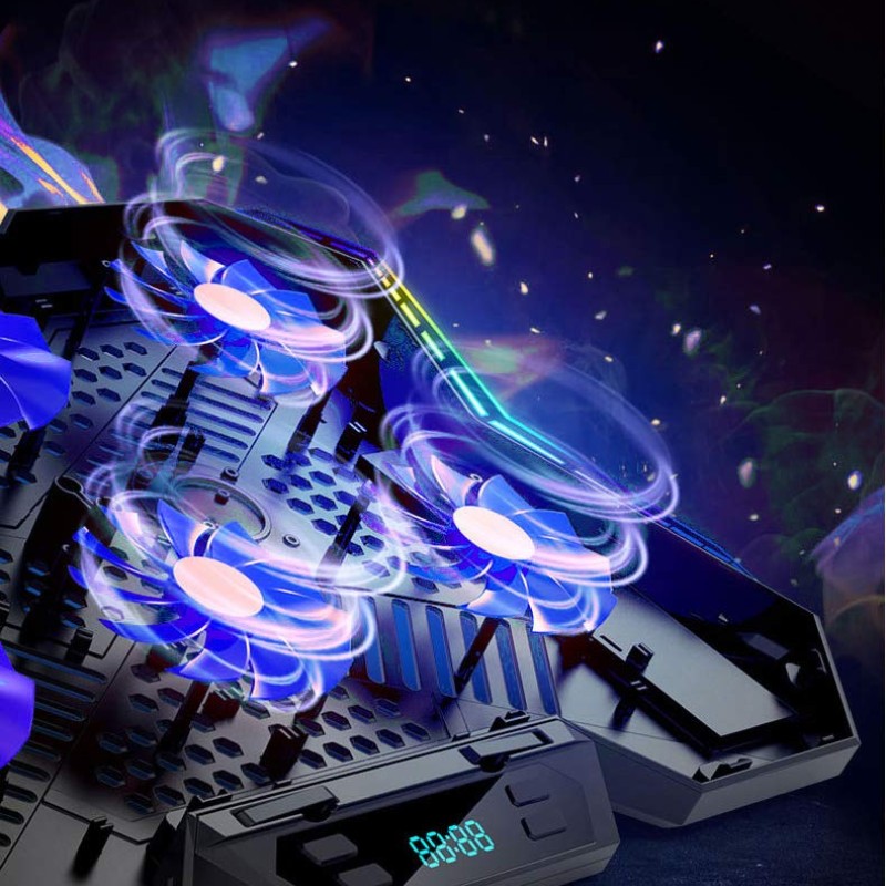 Cosmic Byte Meteoroid Laptop Cooling Pad with 6 Fan upto 17 inch laptops (Black/Blue) Cosmic Byte Meteoroid Laptop Cooling Pad with 6 Fan upto 17 inch laptops (Black/Blue)