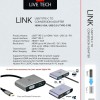 Live Tech Link 4 in 1 USB Type C to HDMI Port VGA Port USB Adapter USB3.0 PD Connect Live Tech Link 4 in 1 USB Type C to HDMI Port VGA Port USB Adapter USB3.0 PD Connect
