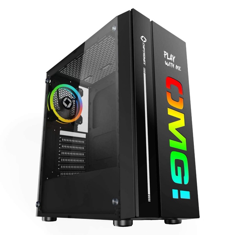 CHIPTRONEX OMG RGB Mid Tower ATX Gaming Cabinet RGB Strip Tempered Glass USB3.0 (case Without SMPS) CHIPTRONEX OMG RGB Mid Tower ATX Gaming Cabinet RGB Strip Tempered Glass USB3.0 (case Without SMPS)