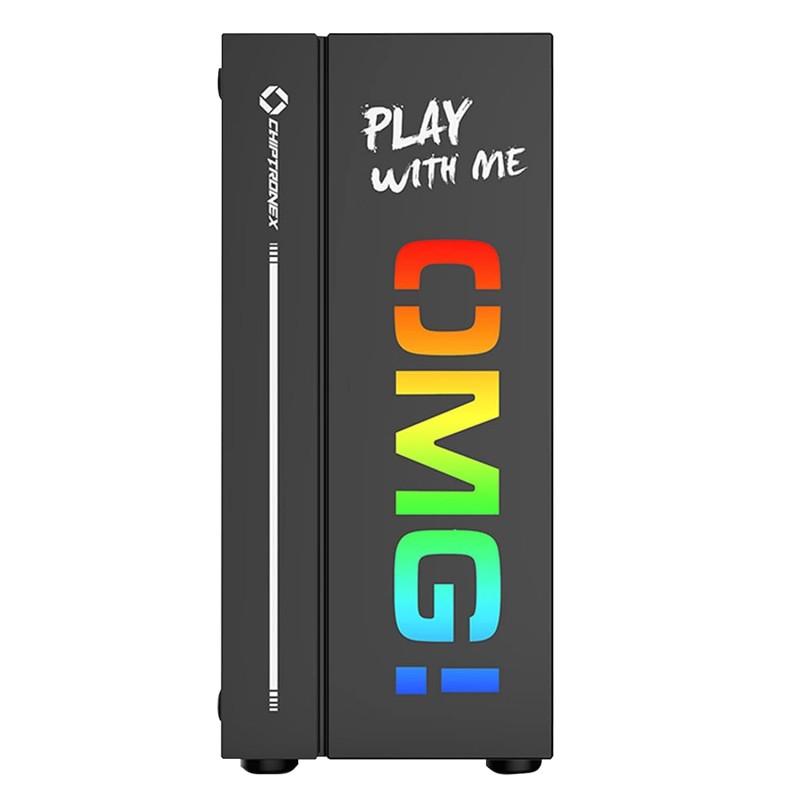 CHIPTRONEX OMG RGB Mid Tower ATX Gaming Cabinet RGB Strip Tempered Glass USB3.0 (case Without SMPS) CHIPTRONEX OMG RGB Mid Tower ATX Gaming Cabinet RGB Strip Tempered Glass USB3.0 (case Without SMPS)