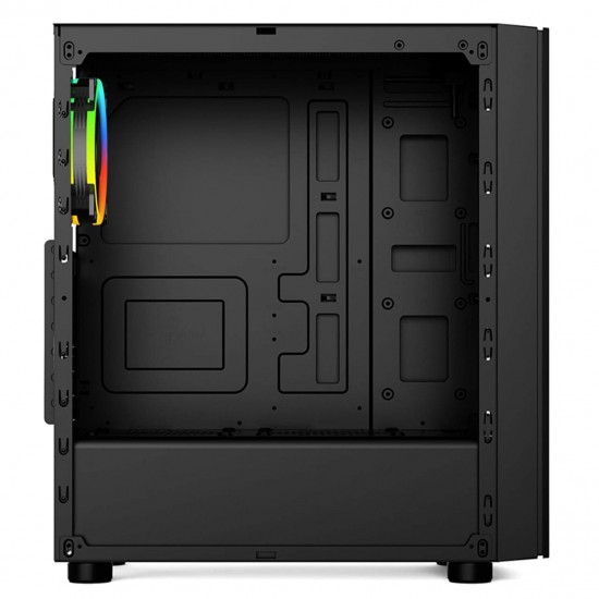 CHIPTRONEX OMG RGB Mid Tower ATX Gaming Cabinet RGB Strip Tempered Glass USB3.0 (case Without SMPS)