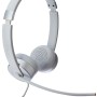 Lenovo 100 Wired On Ear Headphones with Mic (Cloud Grey)
