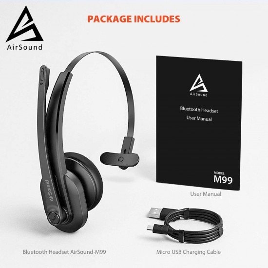 AirSound M99 Pro Bluetooth V5.0 Wireless Headset 