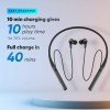 Mivi Collar 2B Bluetooth Wireless in Ear Earphones, 24 Hours Playtime, IPX7 Water Proof, Booming Bass, Magnetic Buds, Bluetooth 5.0 with mic (Black) Mivi Collar 2B Bluetooth Wireless in Ear Earphones, 24 Hours Playtime, IPX7 Water Proof, Booming Bass, Magnetic Buds, Bluetooth 5.0 with mic (Black)