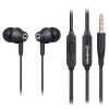Modernista DopePlugs High Bass in Ear Wired Earphones with Mic, Black Modernista DopePlugs High Bass in Ear Wired Earphones with Mic, Black