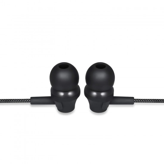 Modernista DopePlugs High Bass in Ear Wired Earphones with Mic, Black