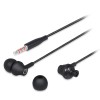 Modernista DopePlugs High Bass in Ear Wired Earphones with Mic, Black Modernista DopePlugs High Bass in Ear Wired Earphones with Mic, Black