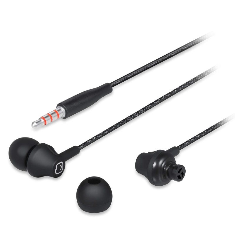 Modernista DopePlugs High Bass in Ear Wired Earphones with Mic, Black Modernista DopePlugs High Bass in Ear Wired Earphones with Mic, Black